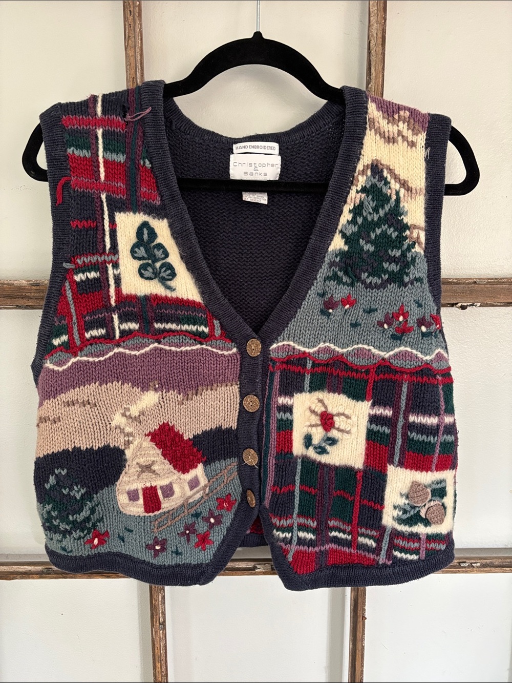 Vintage Christopher & Banks sweater vest